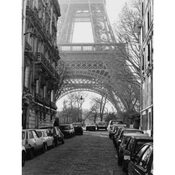 Street View of La Tour Eiffel Poster Print by Clay Davidson Image 1