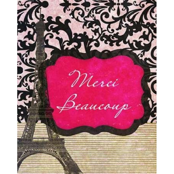 Merci Beaucoup Poster Print by John Spaeth Image 1