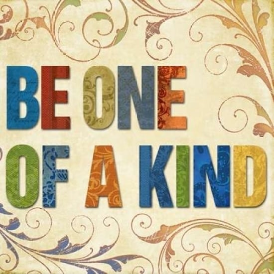 Be One of a Kind Poster Print by Elizabeth Medley Image 1