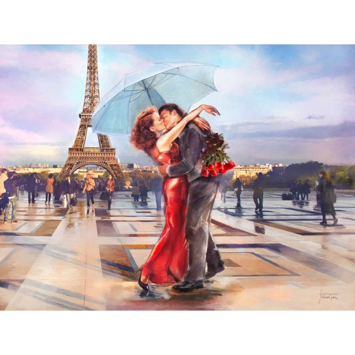 French Kiss Poster Print by Michael Tarin Image 2