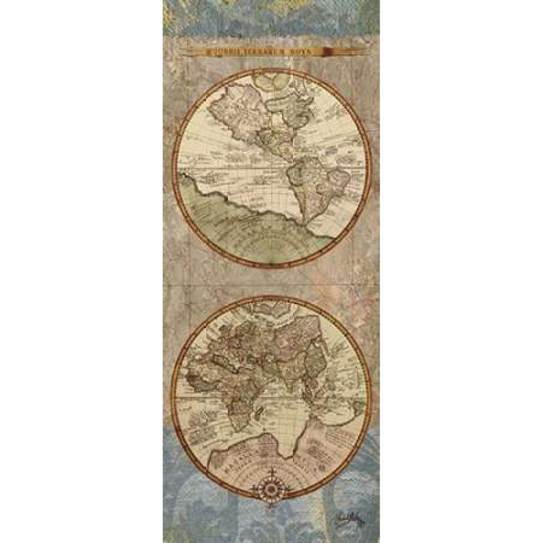 World Map Panel II Poster Print by Elizabeth Medley Image 2