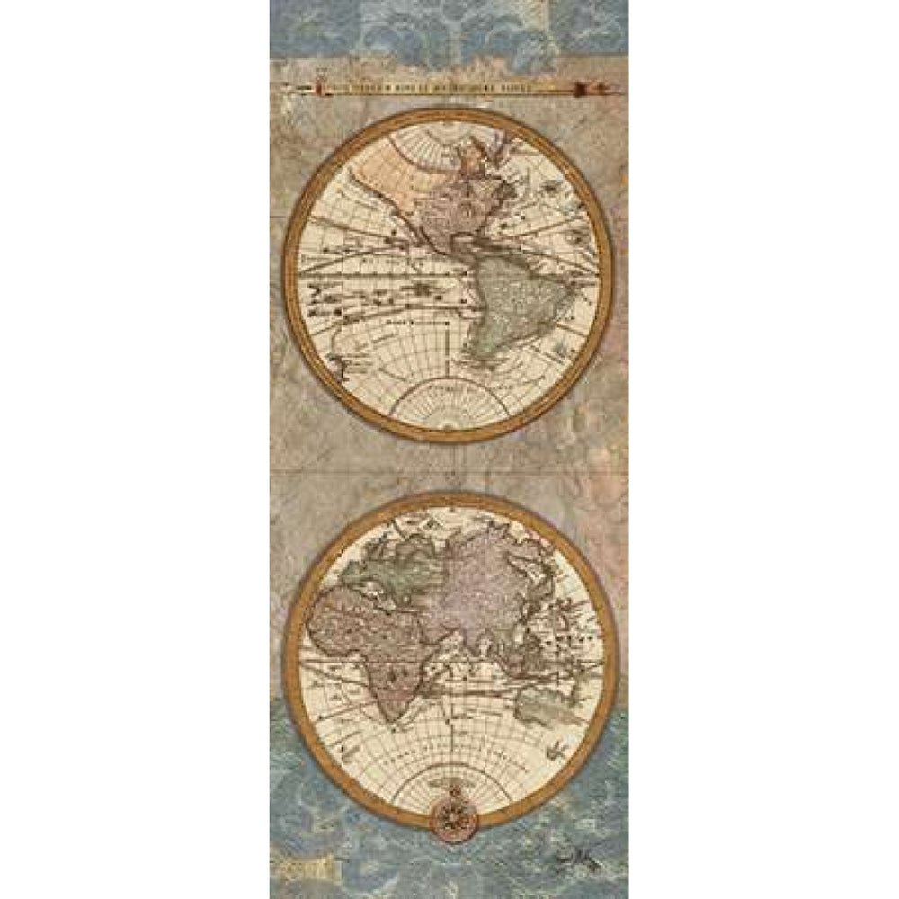 World Map Panel I Poster Print by Elizabeth Medley Image 2