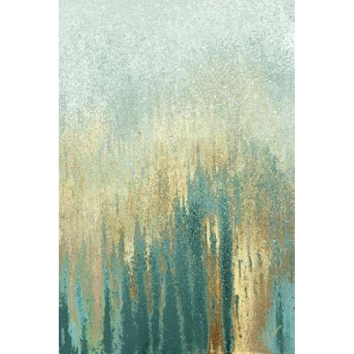 Teal Golden Woods Poster Print by Roberto Gonzalez Image 1