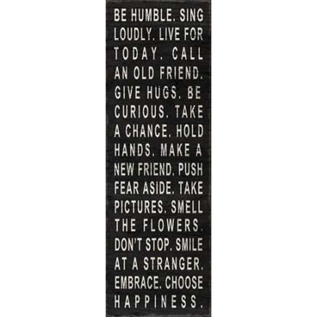 Be Humble Poster Print by SD Graphics Studio Image 2