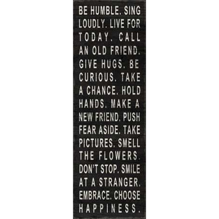 Be Humble Poster Print by SD Graphics Studio Image 2