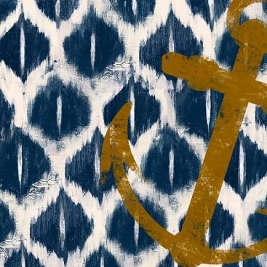 Nautical Ikat I Poster Print by Patricia Pinto Image 1