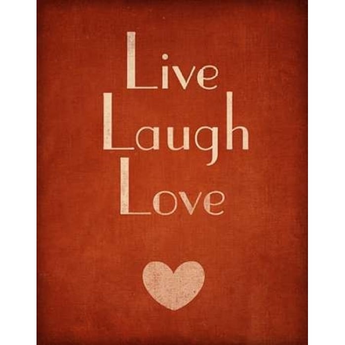 Live Laugh Love Poster Print by Sd Graphics Studio Image 1