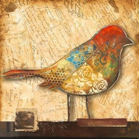 Bird of Collage II Poster Print by Patricia Pinto Image 2