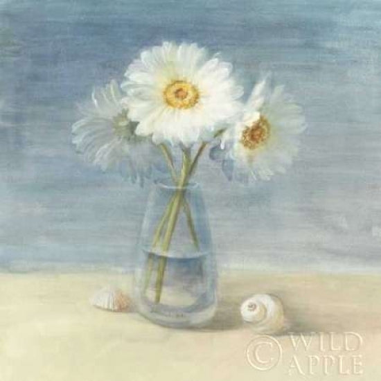 Daisies and Shells - Wag Poster Print by Danhui Nai Image 1