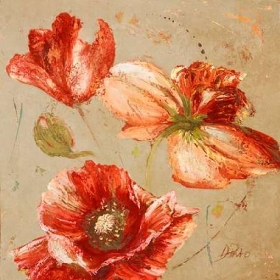 Dance of Poppies I Poster Print by Patricia Pinto Image 1