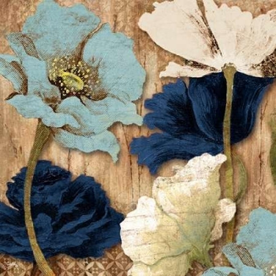 Blue Joyful Poppies II Poster Print by Elizabeth Medley Image 2