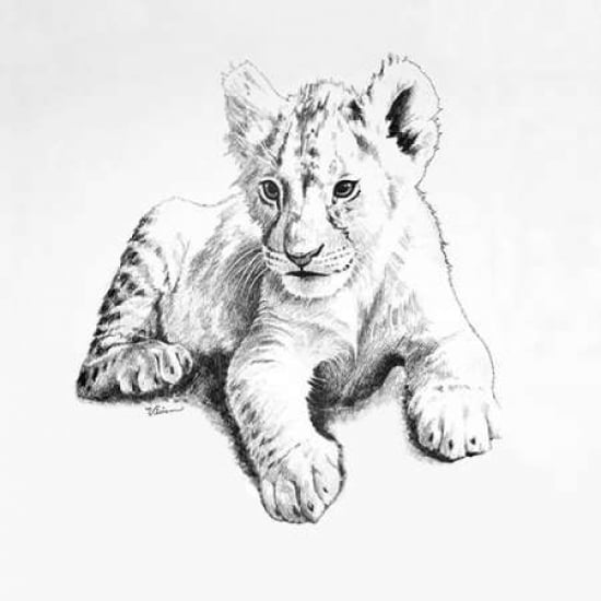 Lion Poster Print by Vivien Rhyan Image 1