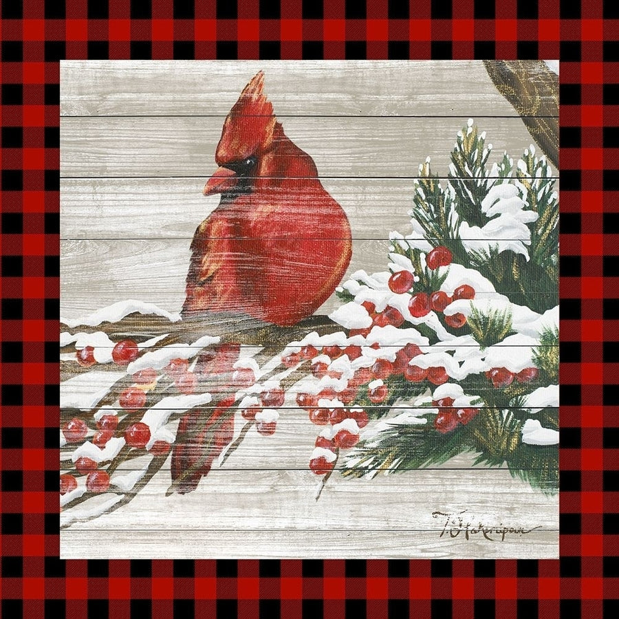 Winter Red Bird III Poster Print by Tiffany Hakimipour Image 1