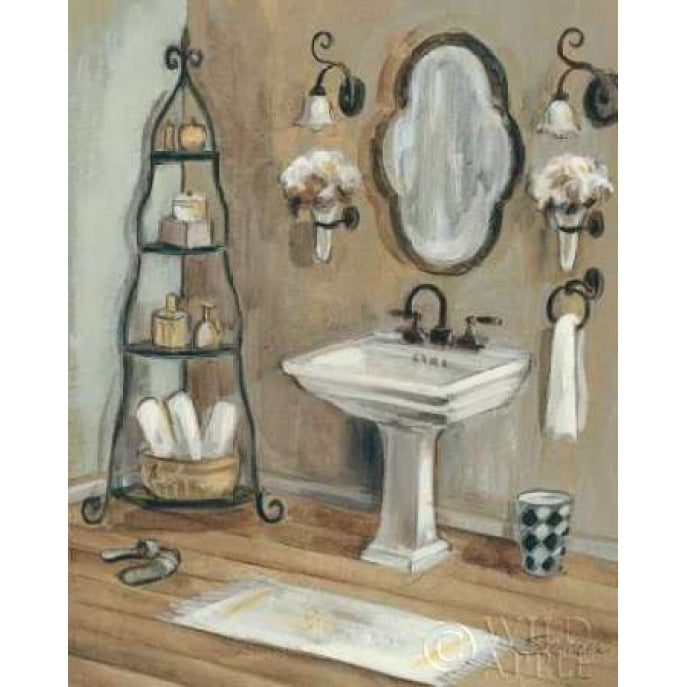 French Bath I Poster Print by Silvia Vassileva Image 2