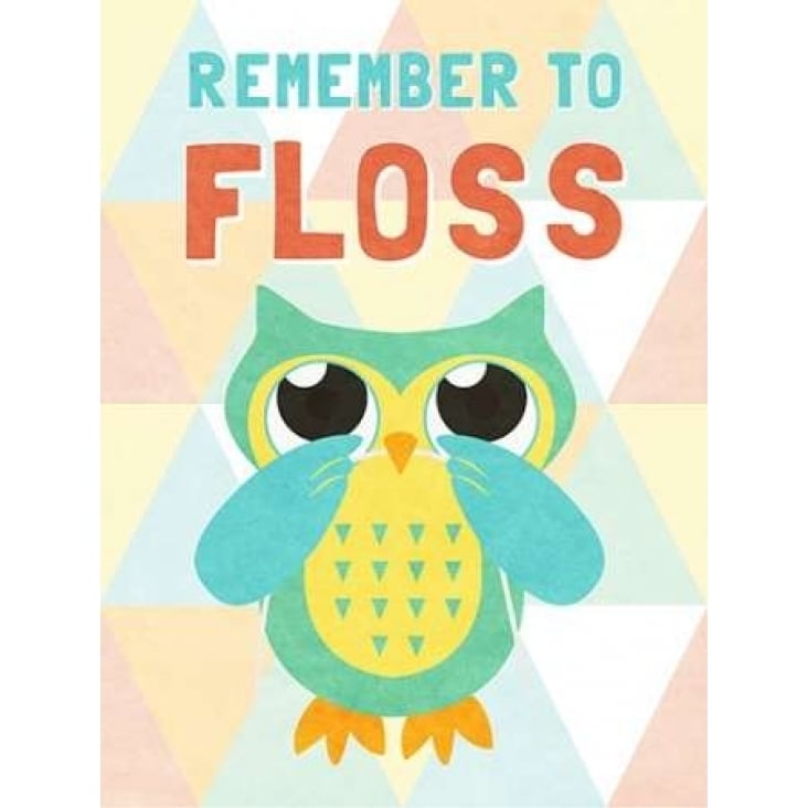 Remember to Floss Poster Print by Sd Graphics Studio Image 1