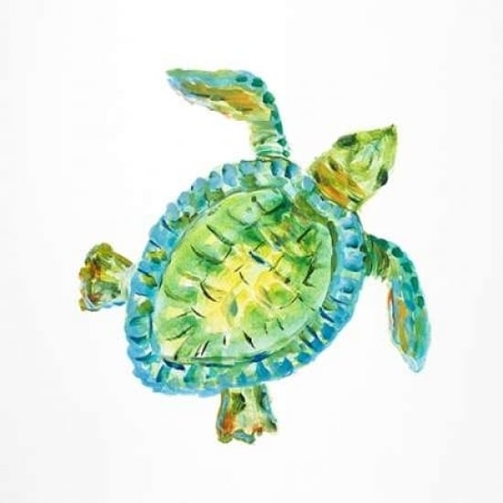 Sealife I Poster Print by Julie DeRice Image 1