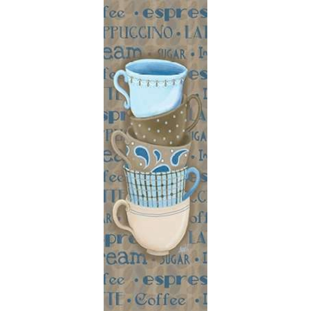 Coffee Cup Stack I Poster Print by Andi Metz Image 1