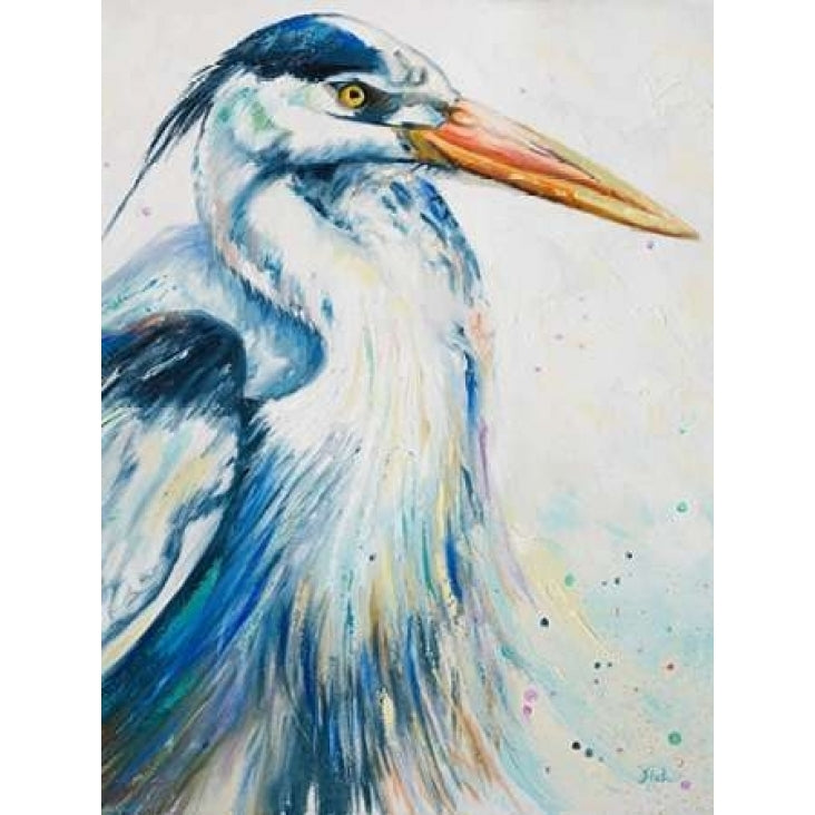 Blue Heron I Poster Print by Patricia Pinto Image 2