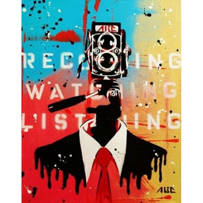 NSA Camera Man Poster Print by AbcArtAttack Image 1