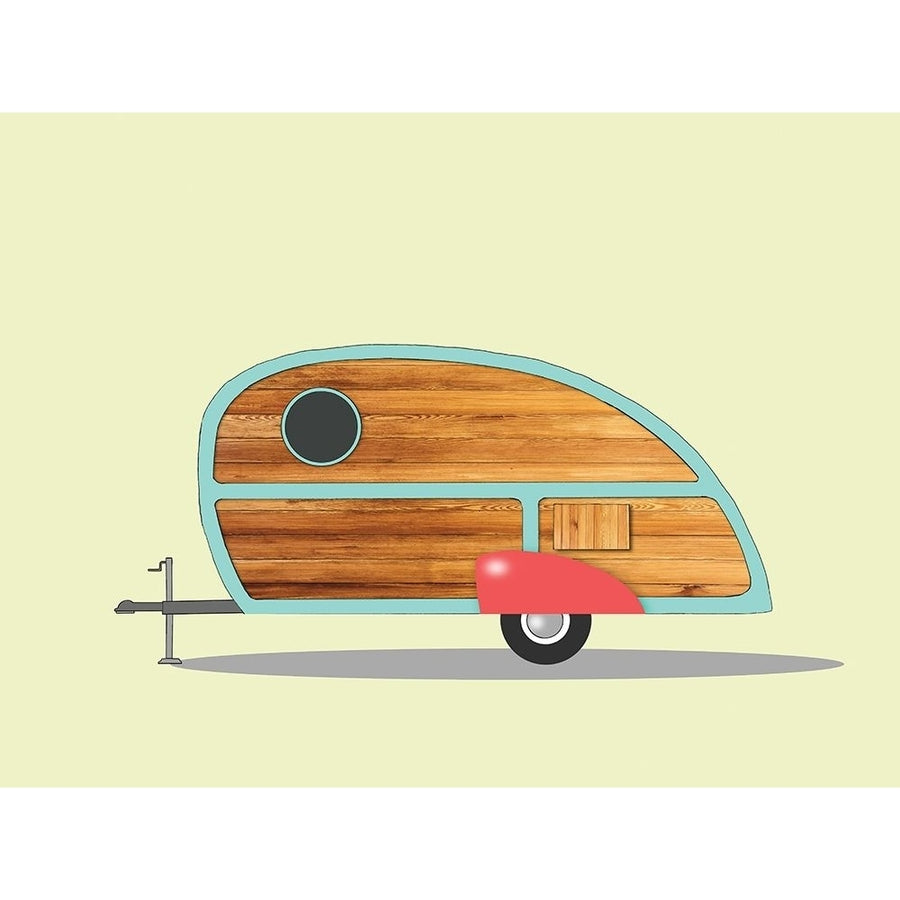 Teardrop Camper Poster Print by Annie Bailey Art Image 1