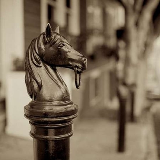 Hitching Post - 6 Poster Print by Alan Blaustein Image 1