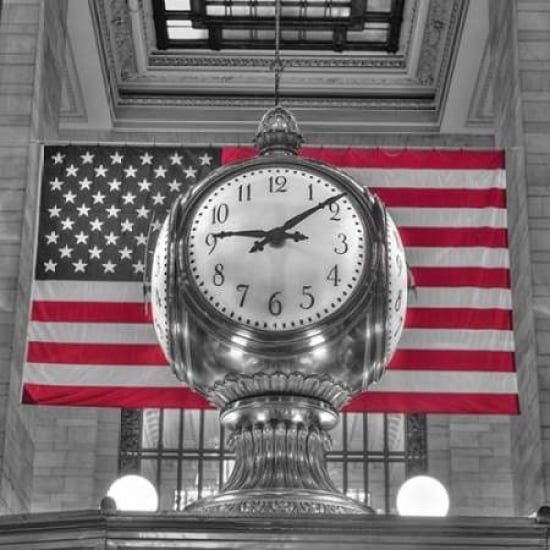 Clock in Grand Central Terminal York Poster Print by Assaf Frank Image 1