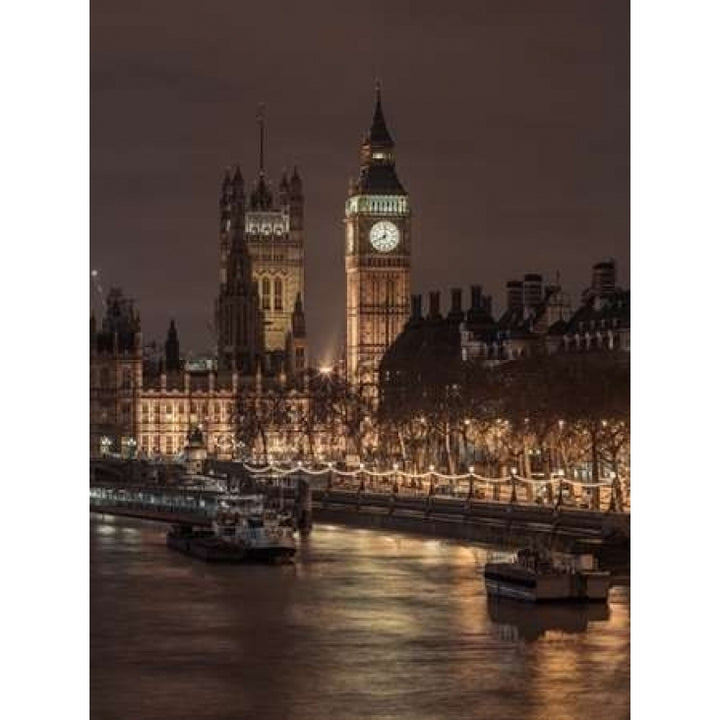 London cityscape with Big Ben and Westminster Abby Poster Print by Assaf Frank Image 2