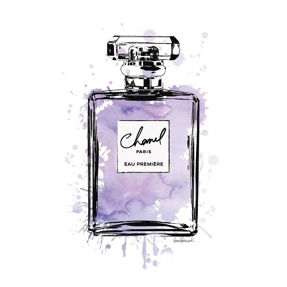 Black Inky Perfume in Purple Poster Print by Amanda Greenwood AGD115469 Image 1