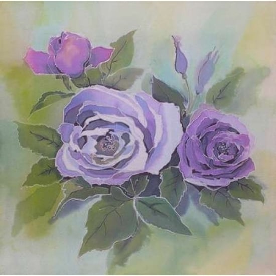 Purple roses Poster Print by Alisa Mayskaya Image 2