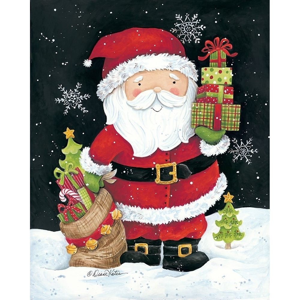 Santa Claus with Presents Poster Print by Diane Kater Image 1