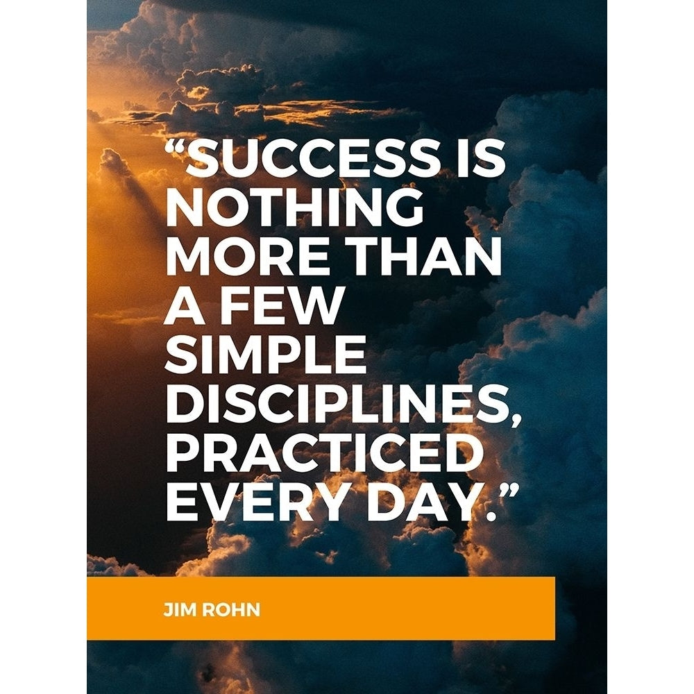 Jim Rohn Quote: Success is Nothing by ArtsyQuotes Image 1