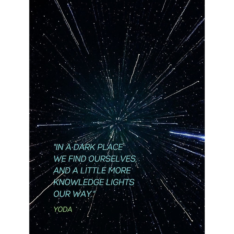 Yoda Quote: Knowledge Lights Our Way by ArtsyQuotes Image 1