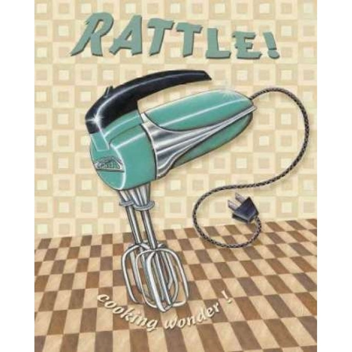 Nifty Fifties - Rattle Poster Print by Charlene Audrey Image 1