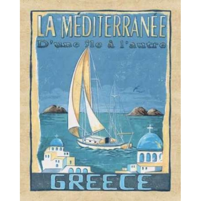 Greece Poster Print by Charlene Audrey Image 1