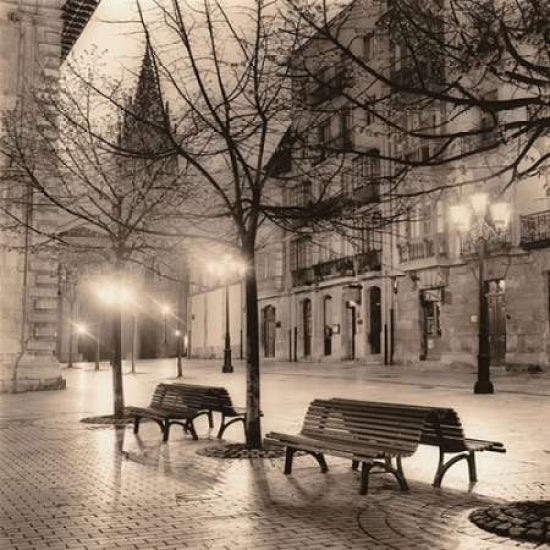 Plaza de Porlier Oviedo Poster Print by Alan Blaustein Image 1