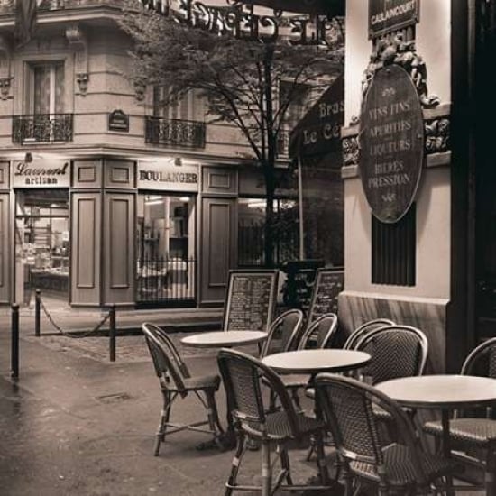 Cafe Montmartre Poster Print by Alan Blaustein Image 1