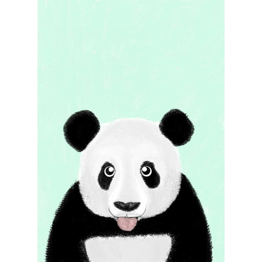 Cute Panda Poster Print by Barruf Image 1