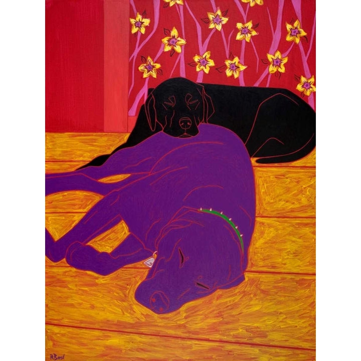 Let Sleeping Dogs Lie Poster Print by Angela Bond Image 1