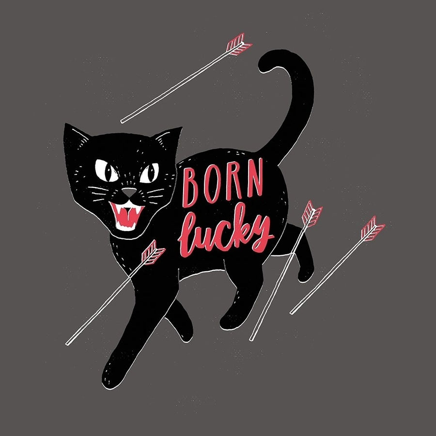 Born Lucky Poster Print by Michael Buxton Image 1