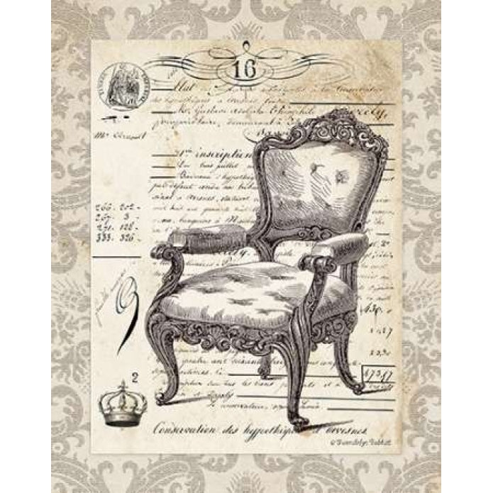 French Chair II Poster Print by Gwendolyn Babbitt Image 2