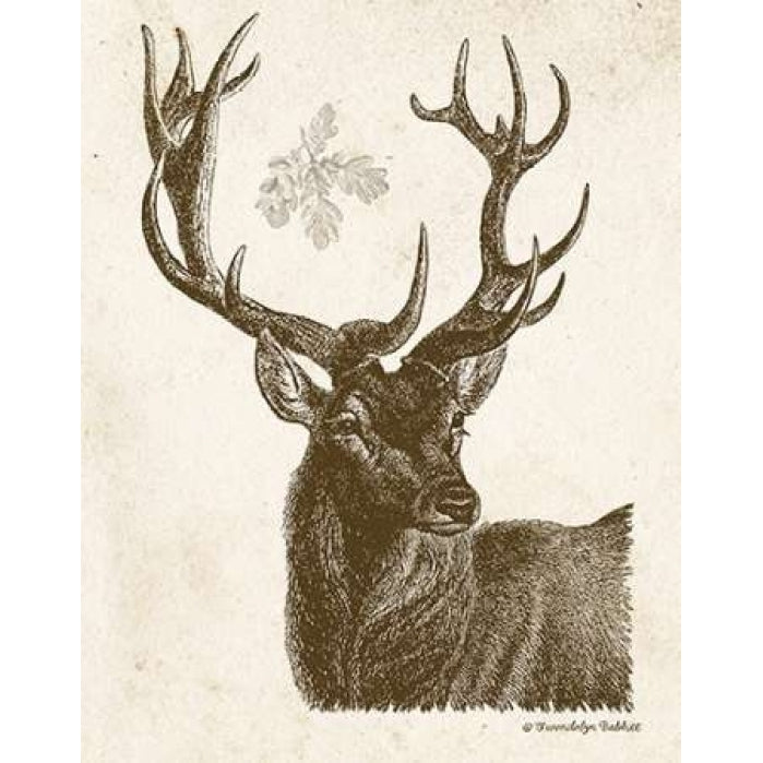 Neutral Deer I Poster Print by Gwendolyn Babbitt Image 1