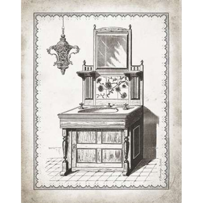 Victorian Sink II Poster Print by Gwendolyn Babbitt Image 2