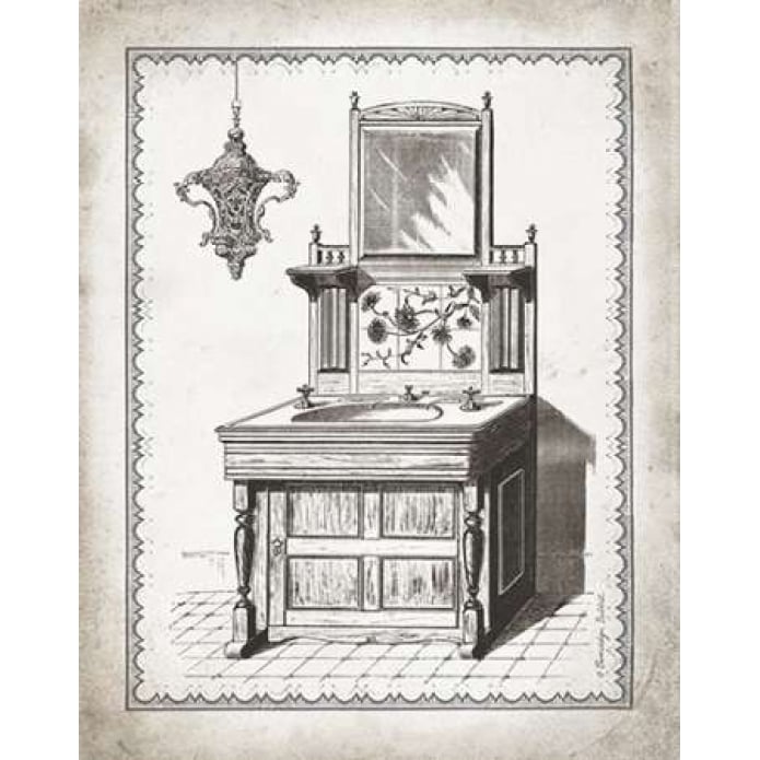 Victorian Sink II Poster Print by Gwendolyn Babbitt Image 1