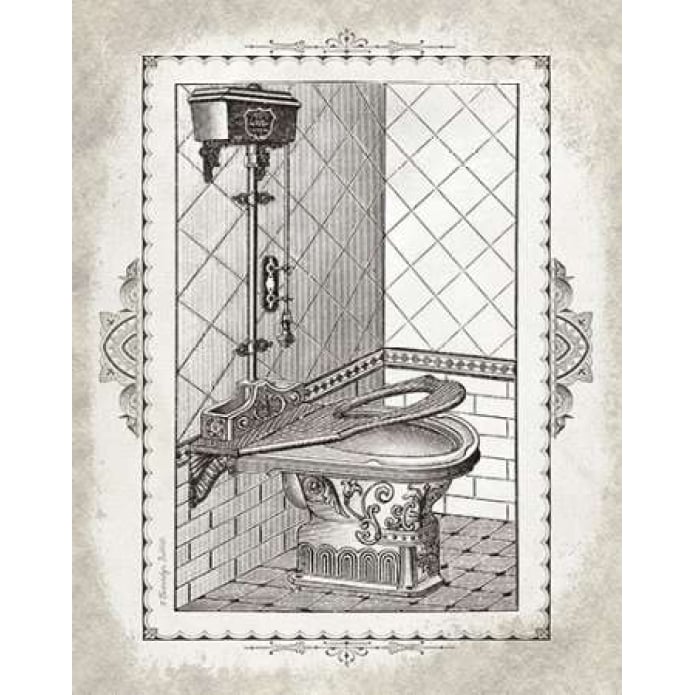 Victorian Toilet II Poster Print by Gwendolyn Babbitt Image 1