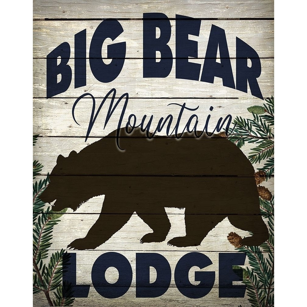 Big Bear Lodge Poster Print by Ann Bailey Image 1