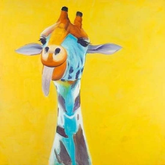 Fun Giraffe Poster Print by Atelier B Art Studio Image 2