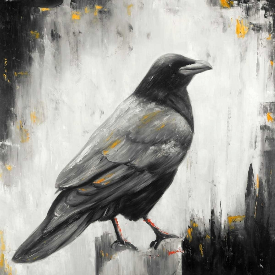 Crow Bird Poster Print by Atelier B Art Studio Image 1