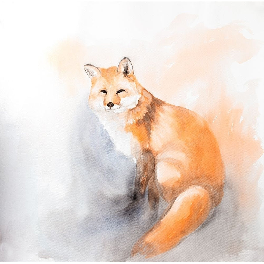 WATERCOLOR FOX Poster Print by Atelier B Art Studio Image 1