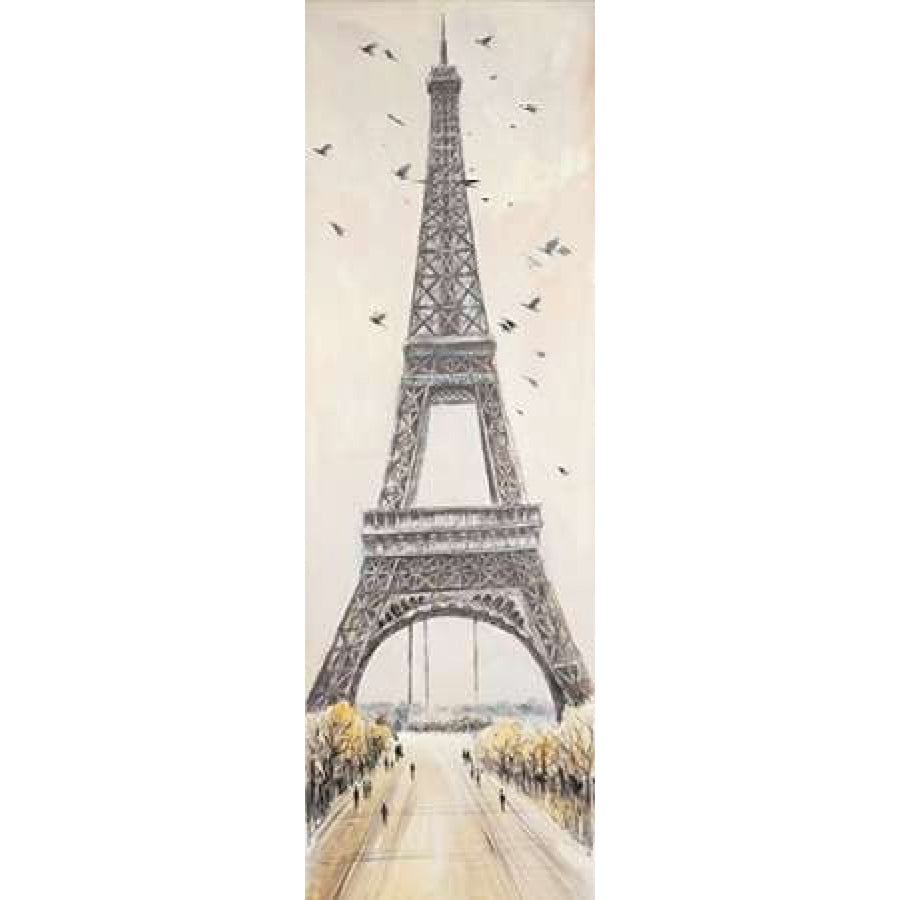 Eiffel Tower in Paris Poster Print by Atelier B Art Studio Image 1