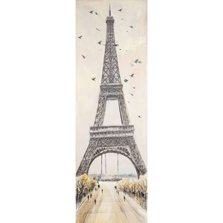 Eiffel Tower in Paris Poster Print by Atelier B Art Studio Image 1